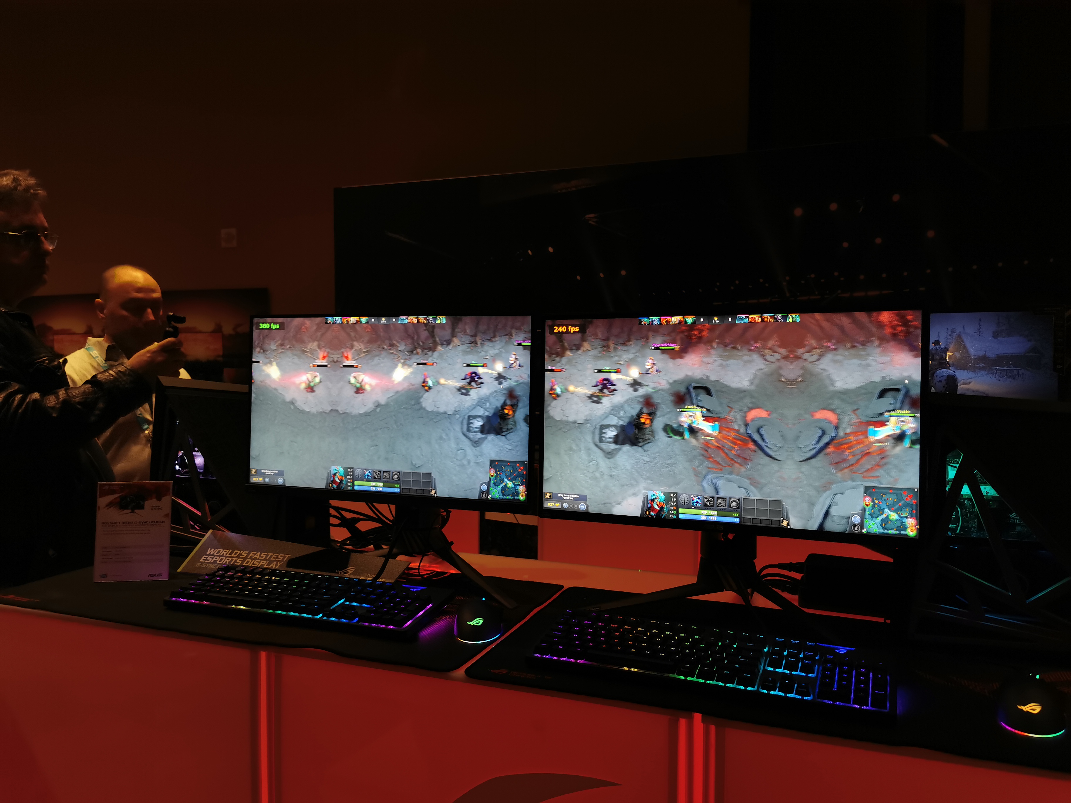 NVIDIA ASUS Unveil 360Hz 1080p G Sync Monitor ROG Swift 360